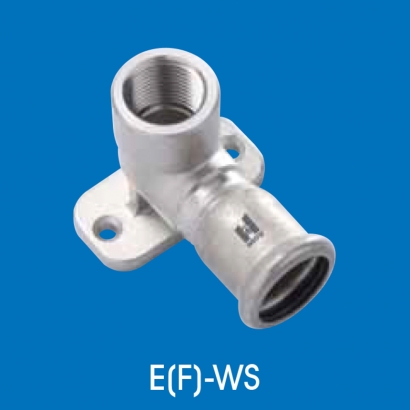 Hoto Press Fit Stainless Steel Fittings Series 90° Female Water Tap Elbow Short (Parallel Thread) EFWS