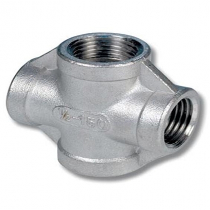 Unitrade Alfran 304 Stainless Steel Fittings Screwed Cross Tee