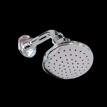 Goldolphin Single Function Overhead Shower Rose with Bent Arm GDA150S4